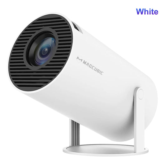 Projector Android 11 4K 1280*720P HY300 Pro + Dual Wifi 260ANSI 180°Flexible BT5.0 Cinema Outdoor Portable Projector